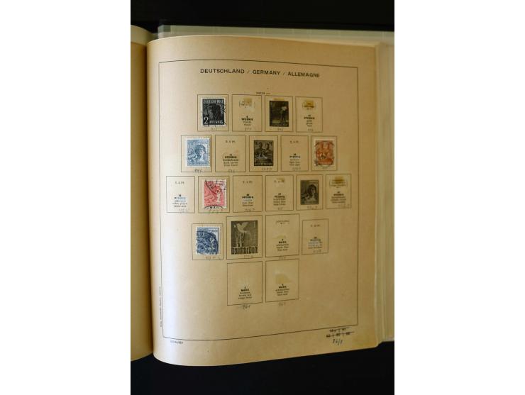 1872/1949, postfrischer, ungebrauchter und gestempelter Posten mit Sammlungen und Doubletten Dt. Reich und Alliierte Besetzun
