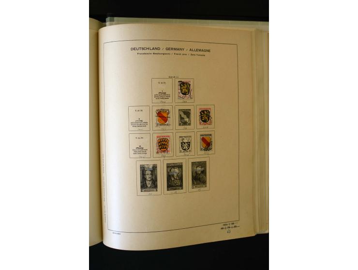 1872/1949, postfrischer, ungebrauchter und gestempelter Posten mit Sammlungen und Doubletten Dt. Reich und Alliierte Besetzun