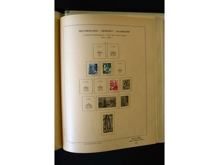 1872/1949, postfrischer, ungebrauchter und gestempelter Posten mit Sammlungen und Doubletten Dt. Reich und Alliierte Besetzun