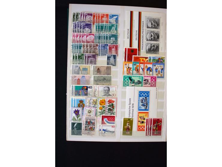 1872/1949, postfrischer, ungebrauchter und gestempelter Posten mit Sammlungen und Doubletten Dt. Reich und Alliierte Besetzun