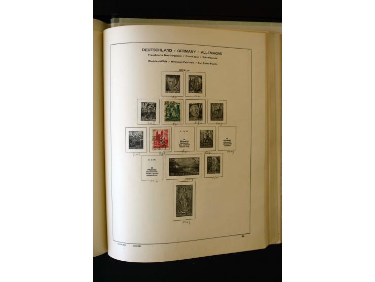 1872/1949, postfrischer, ungebrauchter und gestempelter Posten mit Sammlungen und Doubletten Dt. Reich und Alliierte Besetzun