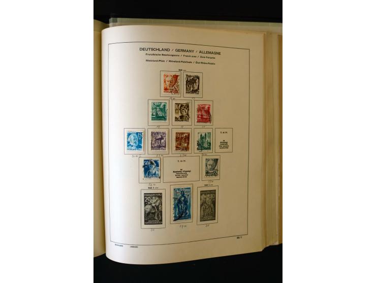 1872/1949, postfrischer, ungebrauchter und gestempelter Posten mit Sammlungen und Doubletten Dt. Reich und Alliierte Besetzun