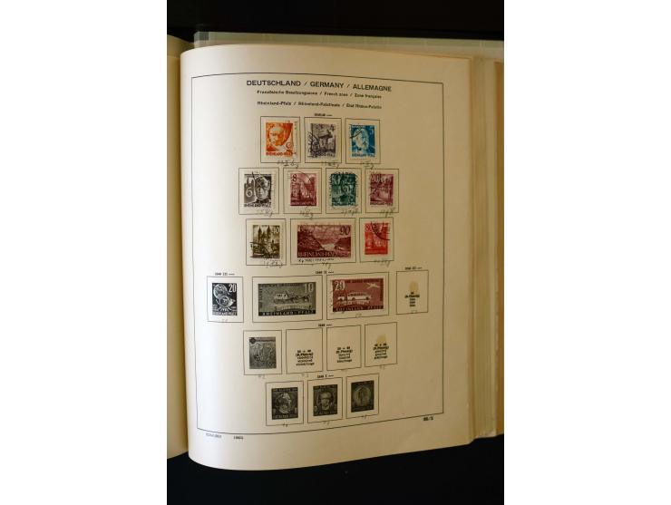 1872/1949, postfrischer, ungebrauchter und gestempelter Posten mit Sammlungen und Doubletten Dt. Reich und Alliierte Besetzun