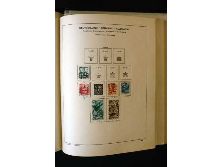 1872/1949, postfrischer, ungebrauchter und gestempelter Posten mit Sammlungen und Doubletten Dt. Reich und Alliierte Besetzun