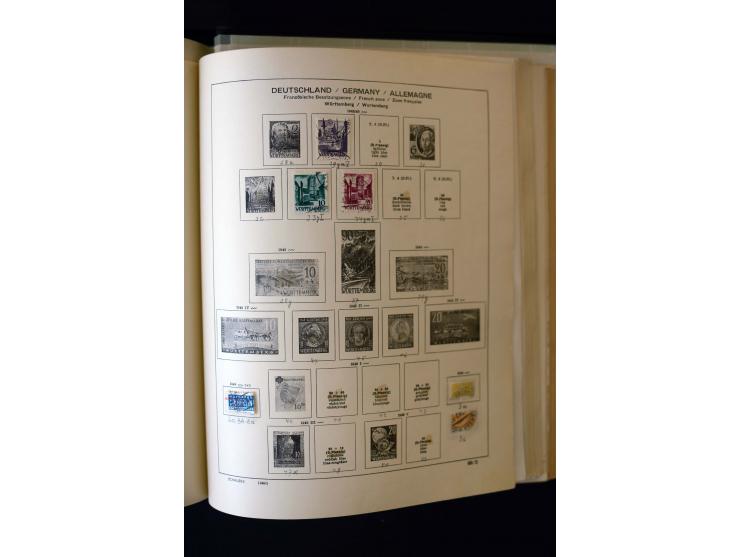 1872/1949, postfrischer, ungebrauchter und gestempelter Posten mit Sammlungen und Doubletten Dt. Reich und Alliierte Besetzun