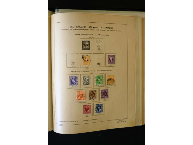 1872/1949, postfrischer, ungebrauchter und gestempelter Posten mit Sammlungen und Doubletten Dt. Reich und Alliierte Besetzun