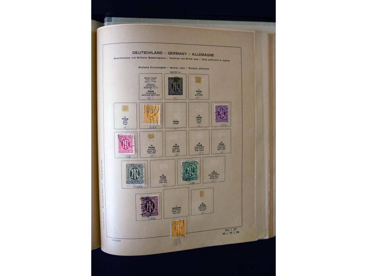 1872/1949, postfrischer, ungebrauchter und gestempelter Posten mit Sammlungen und Doubletten Dt. Reich und Alliierte Besetzun