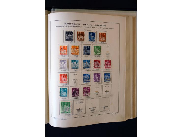 1872/1949, postfrischer, ungebrauchter und gestempelter Posten mit Sammlungen und Doubletten Dt. Reich und Alliierte Besetzun