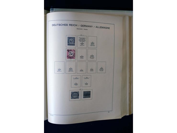 1872/1949, postfrischer, ungebrauchter und gestempelter Posten mit Sammlungen und Doubletten Dt. Reich und Alliierte Besetzun