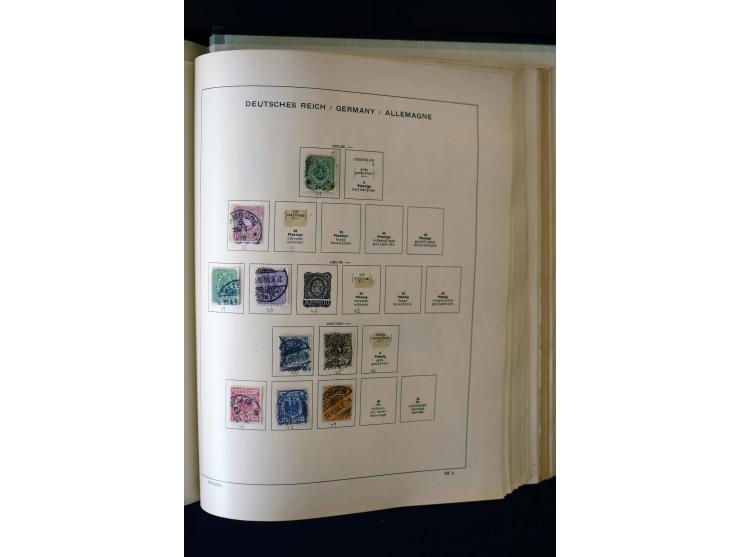 1872/1949, postfrischer, ungebrauchter und gestempelter Posten mit Sammlungen und Doubletten Dt. Reich und Alliierte Besetzun