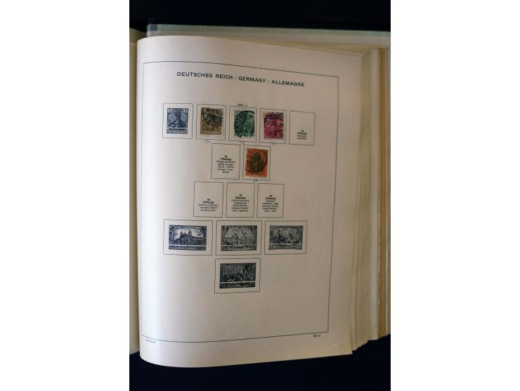 1872/1949, postfrischer, ungebrauchter und gestempelter Posten mit Sammlungen und Doubletten Dt. Reich und Alliierte Besetzun