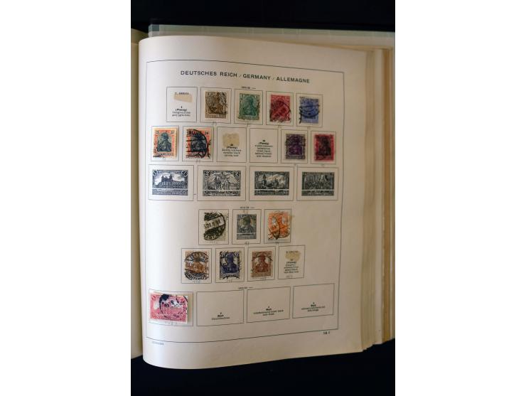 1872/1949, postfrischer, ungebrauchter und gestempelter Posten mit Sammlungen und Doubletten Dt. Reich und Alliierte Besetzun