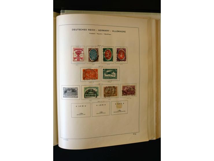 1872/1949, postfrischer, ungebrauchter und gestempelter Posten mit Sammlungen und Doubletten Dt. Reich und Alliierte Besetzun