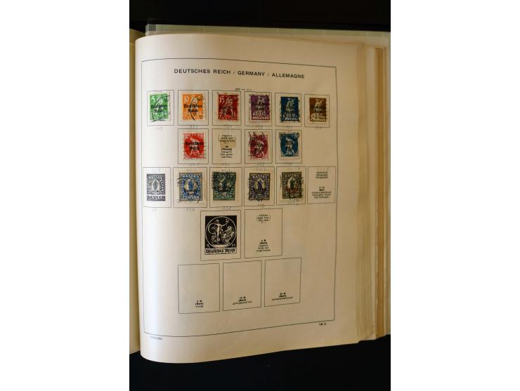 1872/1949, postfrischer, ungebrauchter und gestempelter Posten mit Sammlungen und Doubletten Dt. Reich und Alliierte Besetzun