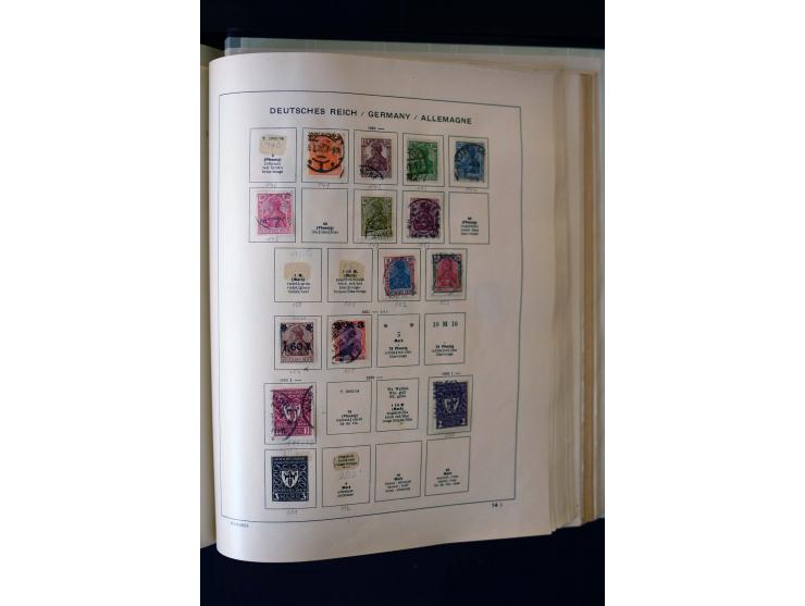 1872/1949, postfrischer, ungebrauchter und gestempelter Posten mit Sammlungen und Doubletten Dt. Reich und Alliierte Besetzun