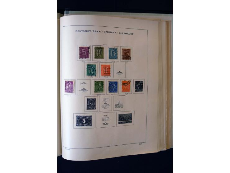 1872/1949, postfrischer, ungebrauchter und gestempelter Posten mit Sammlungen und Doubletten Dt. Reich und Alliierte Besetzun