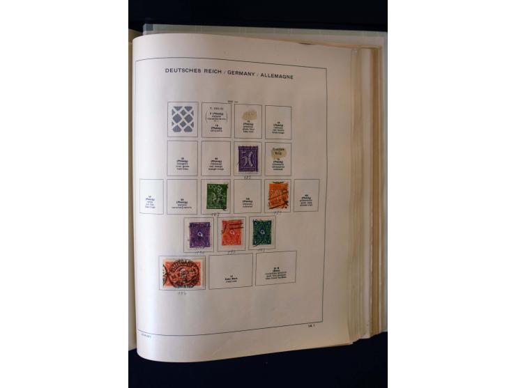 1872/1949, postfrischer, ungebrauchter und gestempelter Posten mit Sammlungen und Doubletten Dt. Reich und Alliierte Besetzun
