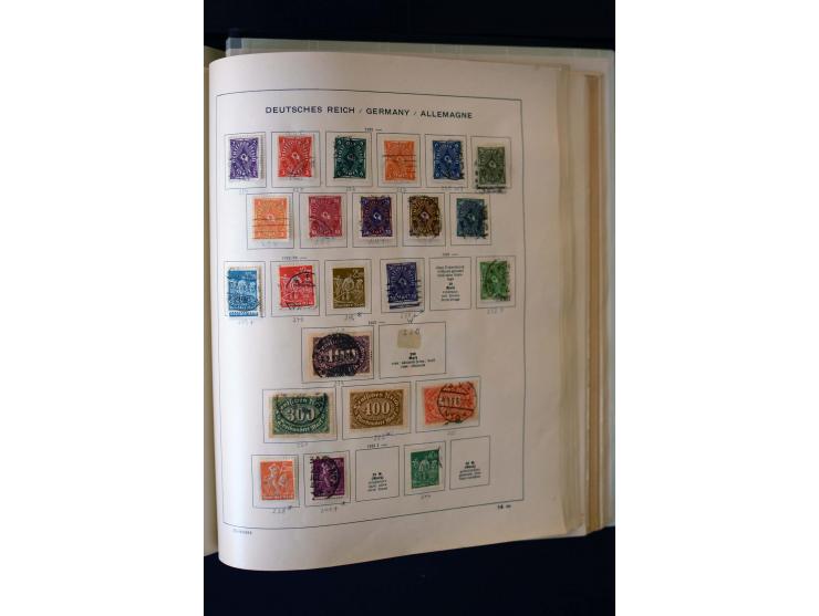 1872/1949, postfrischer, ungebrauchter und gestempelter Posten mit Sammlungen und Doubletten Dt. Reich und Alliierte Besetzun