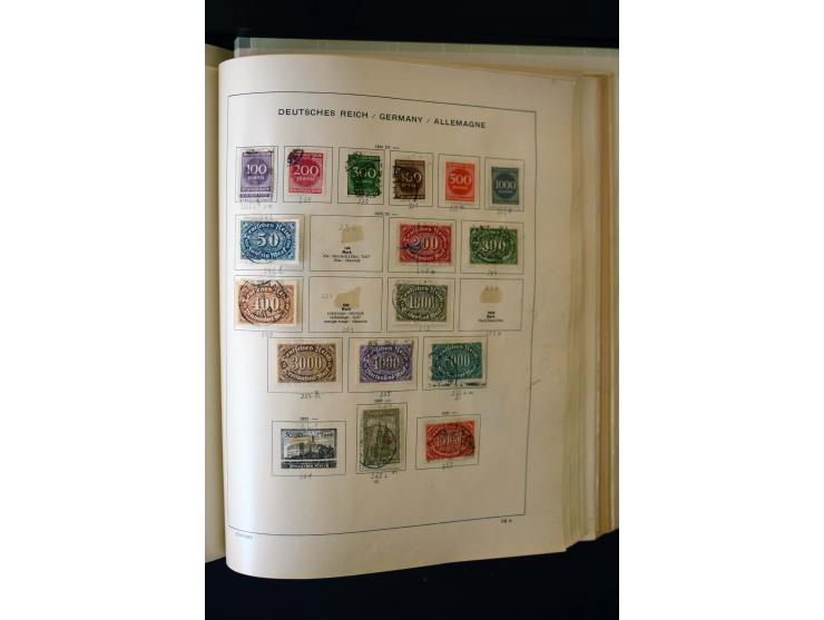 1872/1949, postfrischer, ungebrauchter und gestempelter Posten mit Sammlungen und Doubletten Dt. Reich und Alliierte Besetzun