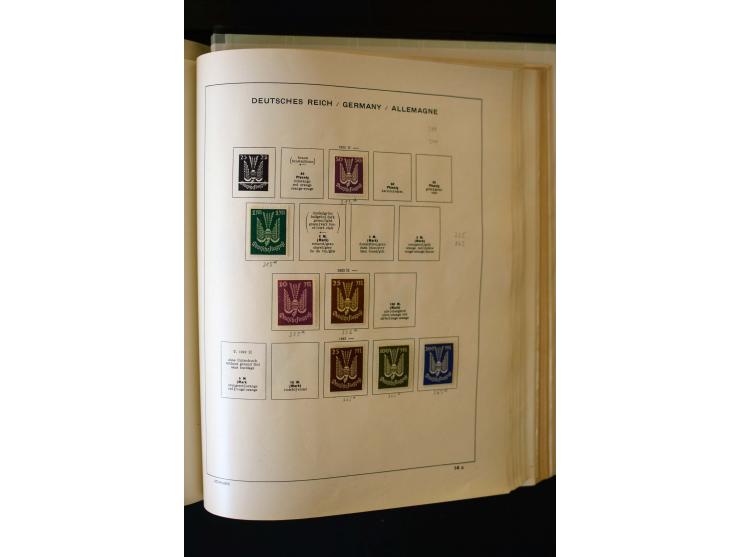 1872/1949, postfrischer, ungebrauchter und gestempelter Posten mit Sammlungen und Doubletten Dt. Reich und Alliierte Besetzun