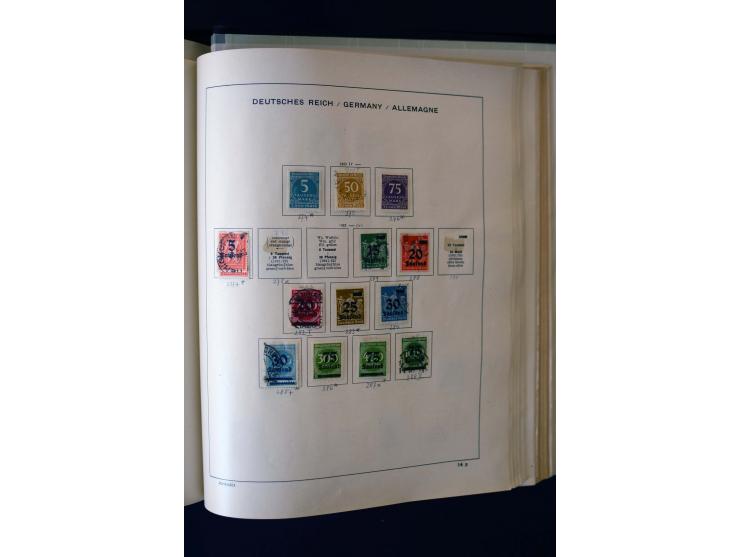 1872/1949, postfrischer, ungebrauchter und gestempelter Posten mit Sammlungen und Doubletten Dt. Reich und Alliierte Besetzun