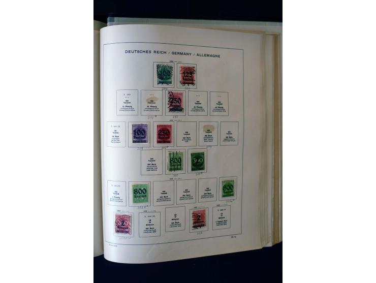1872/1949, postfrischer, ungebrauchter und gestempelter Posten mit Sammlungen und Doubletten Dt. Reich und Alliierte Besetzun