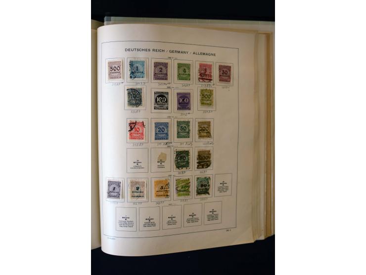 1872/1949, postfrischer, ungebrauchter und gestempelter Posten mit Sammlungen und Doubletten Dt. Reich und Alliierte Besetzun