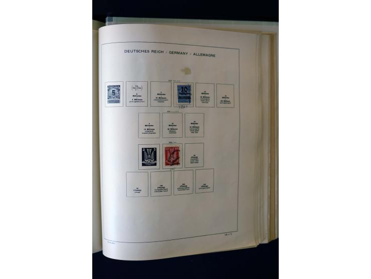 1872/1949, postfrischer, ungebrauchter und gestempelter Posten mit Sammlungen und Doubletten Dt. Reich und Alliierte Besetzun