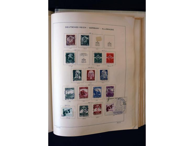 1872/1949, postfrischer, ungebrauchter und gestempelter Posten mit Sammlungen und Doubletten Dt. Reich und Alliierte Besetzun