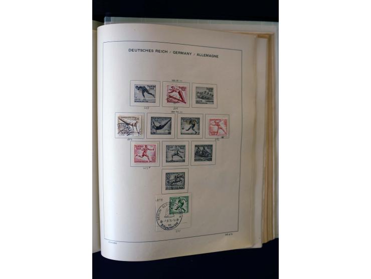1872/1949, postfrischer, ungebrauchter und gestempelter Posten mit Sammlungen und Doubletten Dt. Reich und Alliierte Besetzun