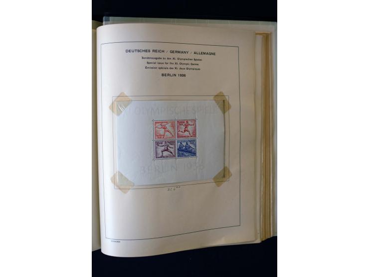 1872/1949, postfrischer, ungebrauchter und gestempelter Posten mit Sammlungen und Doubletten Dt. Reich und Alliierte Besetzun