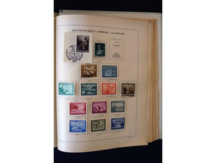 1872/1949, postfrischer, ungebrauchter und gestempelter Posten mit Sammlungen und Doubletten Dt. Reich und Alliierte Besetzun