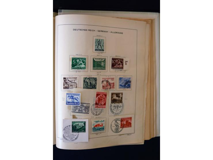 1872/1949, postfrischer, ungebrauchter und gestempelter Posten mit Sammlungen und Doubletten Dt. Reich und Alliierte Besetzun