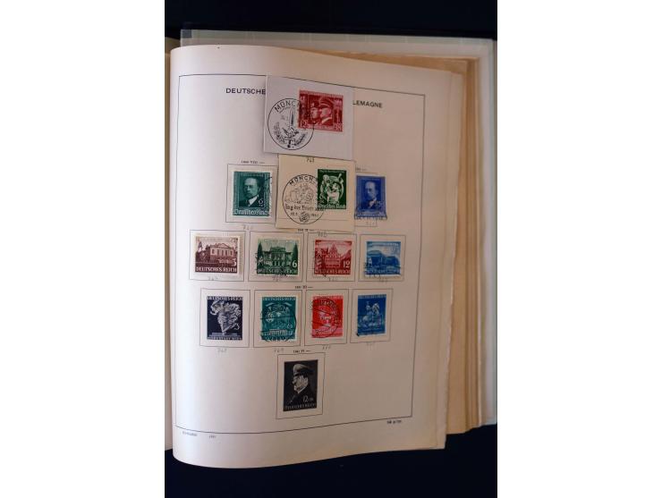 1872/1949, postfrischer, ungebrauchter und gestempelter Posten mit Sammlungen und Doubletten Dt. Reich und Alliierte Besetzun