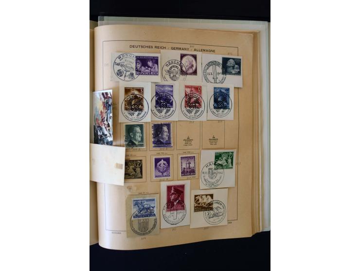1872/1949, postfrischer, ungebrauchter und gestempelter Posten mit Sammlungen und Doubletten Dt. Reich und Alliierte Besetzun
