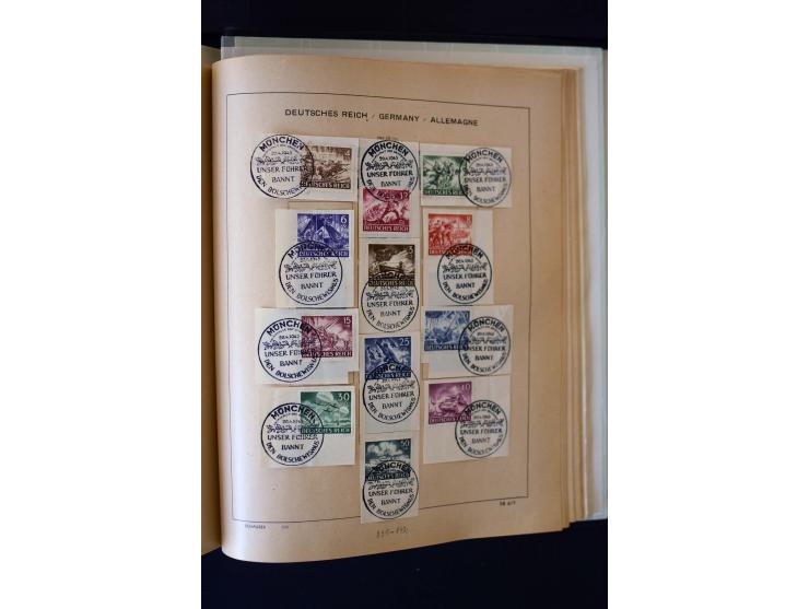 1872/1949, postfrischer, ungebrauchter und gestempelter Posten mit Sammlungen und Doubletten Dt. Reich und Alliierte Besetzun