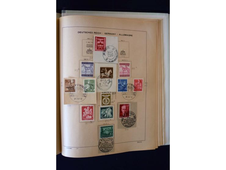 1872/1949, postfrischer, ungebrauchter und gestempelter Posten mit Sammlungen und Doubletten Dt. Reich und Alliierte Besetzun