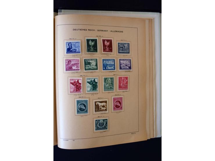 1872/1949, postfrischer, ungebrauchter und gestempelter Posten mit Sammlungen und Doubletten Dt. Reich und Alliierte Besetzun