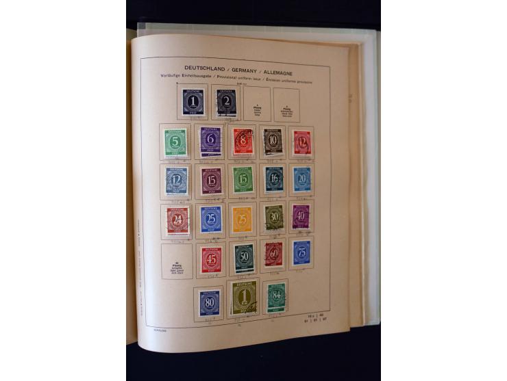 1872/1949, postfrischer, ungebrauchter und gestempelter Posten mit Sammlungen und Doubletten Dt. Reich und Alliierte Besetzun