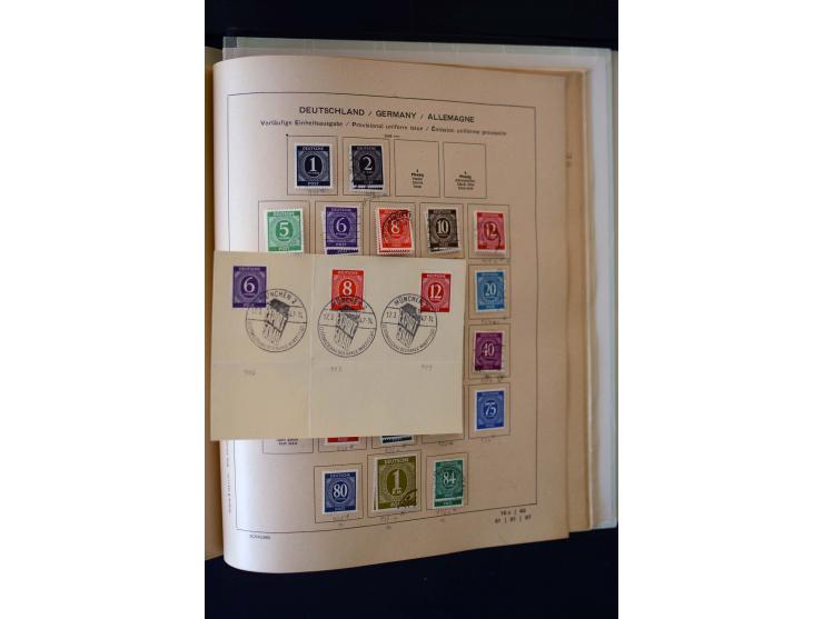 1872/1949, postfrischer, ungebrauchter und gestempelter Posten mit Sammlungen und Doubletten Dt. Reich und Alliierte Besetzun