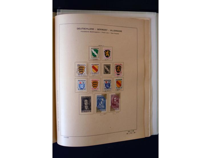 1872/1949, postfrischer, ungebrauchter und gestempelter Posten mit Sammlungen und Doubletten Dt. Reich und Alliierte Besetzun