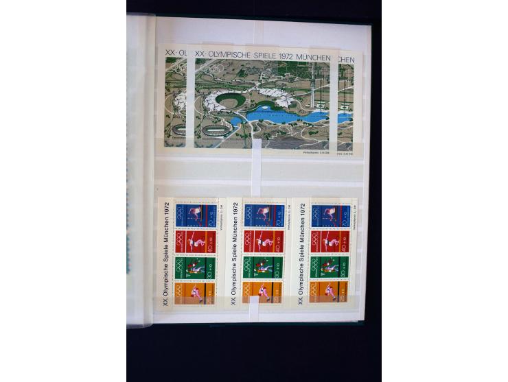 1872/1949, postfrischer, ungebrauchter und gestempelter Posten mit Sammlungen und Doubletten Dt. Reich und Alliierte Besetzun
