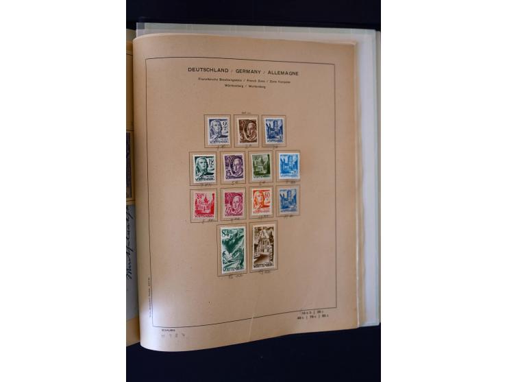 1872/1949, postfrischer, ungebrauchter und gestempelter Posten mit Sammlungen und Doubletten Dt. Reich und Alliierte Besetzun