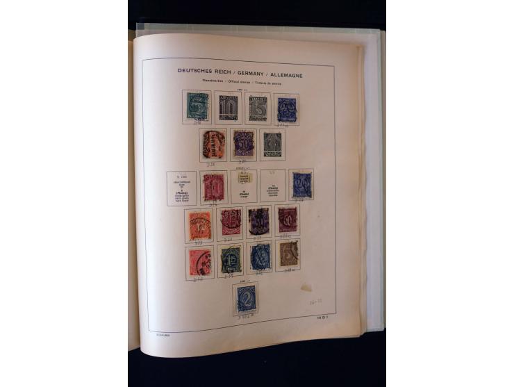 1872/1949, postfrischer, ungebrauchter und gestempelter Posten mit Sammlungen und Doubletten Dt. Reich und Alliierte Besetzun