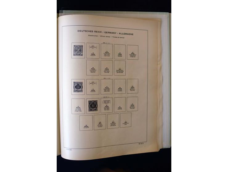 1872/1949, postfrischer, ungebrauchter und gestempelter Posten mit Sammlungen und Doubletten Dt. Reich und Alliierte Besetzun