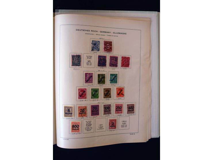 1872/1949, postfrischer, ungebrauchter und gestempelter Posten mit Sammlungen und Doubletten Dt. Reich und Alliierte Besetzun