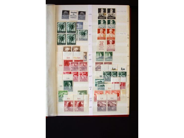 1872/1949, postfrischer, ungebrauchter und gestempelter Posten mit Sammlungen und Doubletten Dt. Reich und Alliierte Besetzun