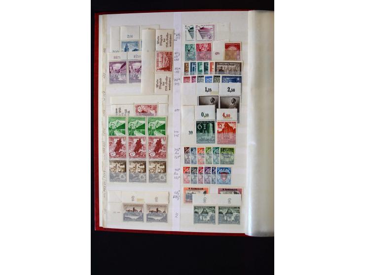1872/1949, postfrischer, ungebrauchter und gestempelter Posten mit Sammlungen und Doubletten Dt. Reich und Alliierte Besetzun