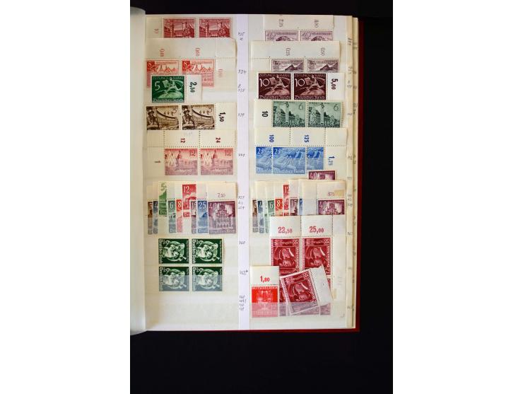 1872/1949, postfrischer, ungebrauchter und gestempelter Posten mit Sammlungen und Doubletten Dt. Reich und Alliierte Besetzun