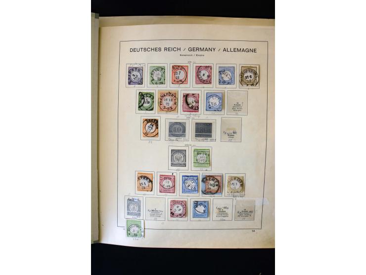 1872/1949, postfrischer, ungebrauchter und gestempelter Posten mit Sammlungen und Doubletten Dt. Reich und Alliierte Besetzun